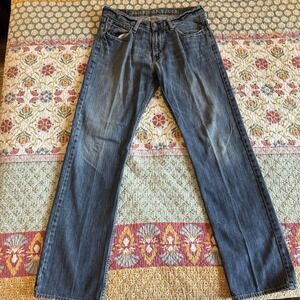 American Eagle Original Straight Jeans Mens 32x34 Blue Medium Wash
